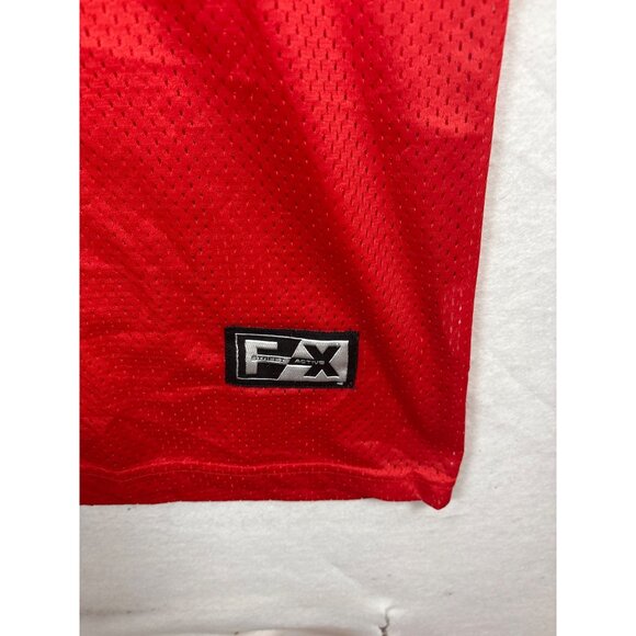 FX Street Active Red Mesh Polo Shirt XL Polyester Mens - Picture 3 of 8